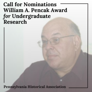 Call for Nominations – Pencak Award