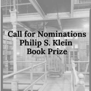Nominations Open for 2026 Klein Book Prize